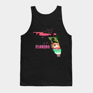 Florida Sunset Summer Tank Top